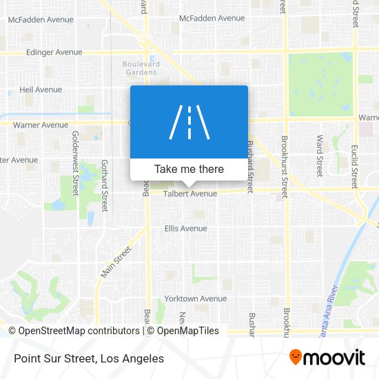 Mapa de Point Sur Street