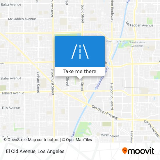 El Cid Avenue map