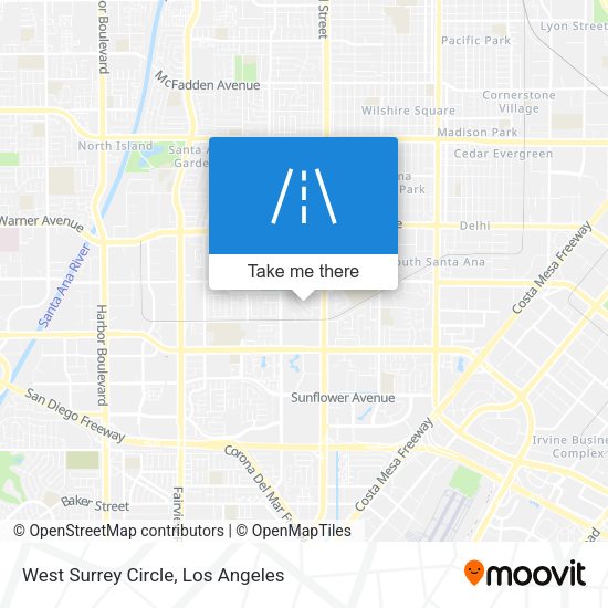 West Surrey Circle map