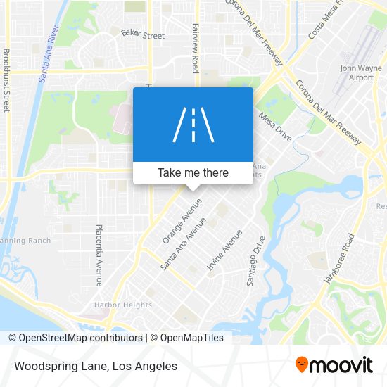 Woodspring Lane map
