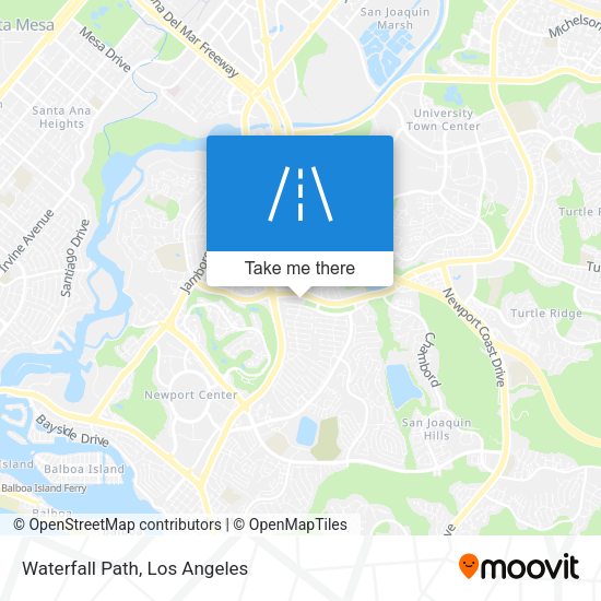 Waterfall Path map