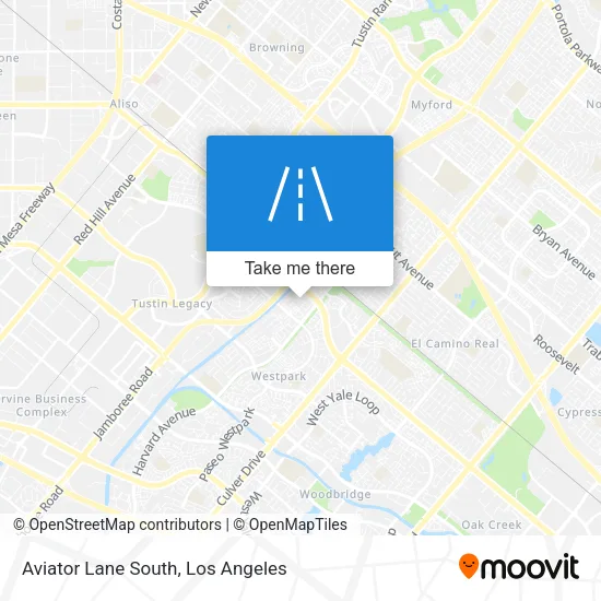 Aviator Lane South map
