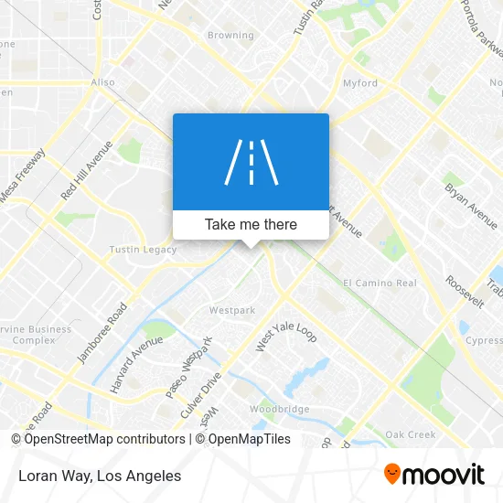 Loran Way map