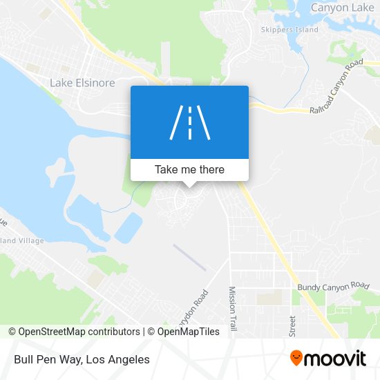 Mapa de Bull Pen Way