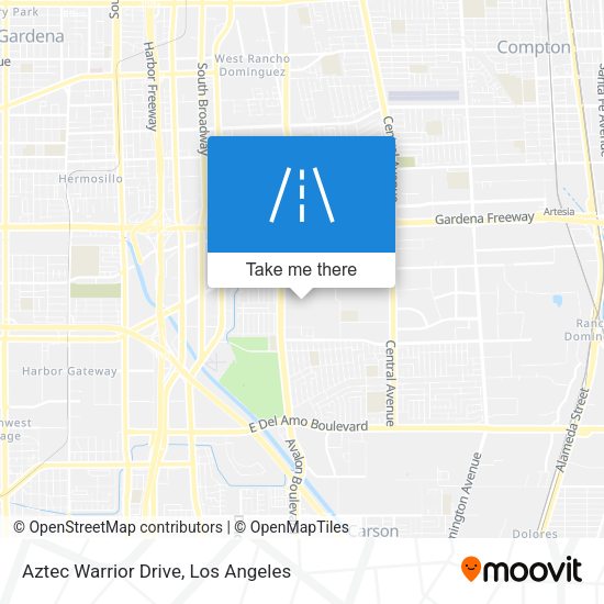 Mapa de Aztec Warrior Drive