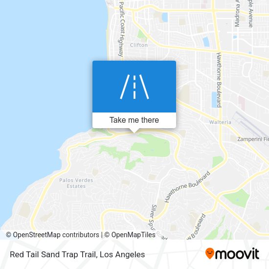 Red Tail Sand Trap Trail map