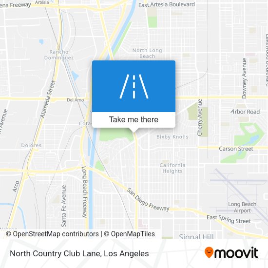Mapa de North Country Club Lane
