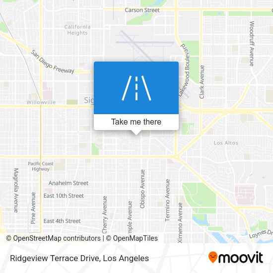Ridgeview Terrace Drive map