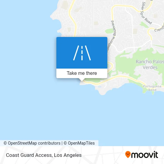Coast Guard Access map