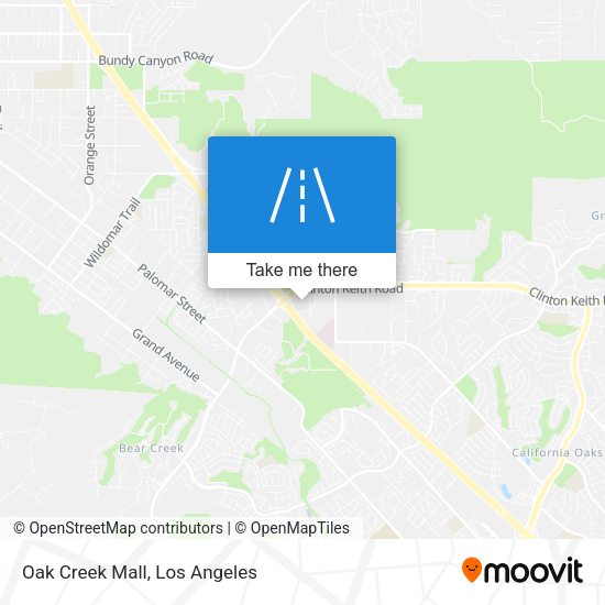 Mapa de Oak Creek Mall