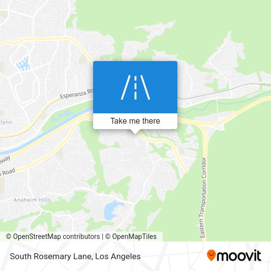 South Rosemary Lane map