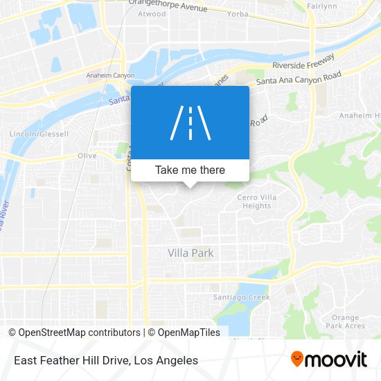 East Feather Hill Drive map