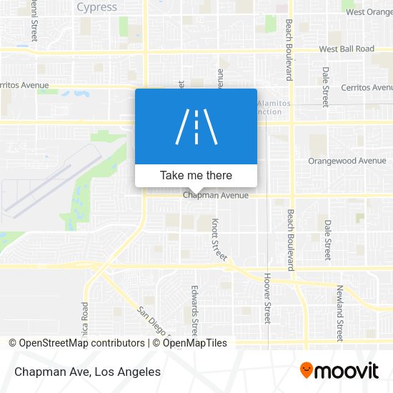 Mapa de Chapman Ave