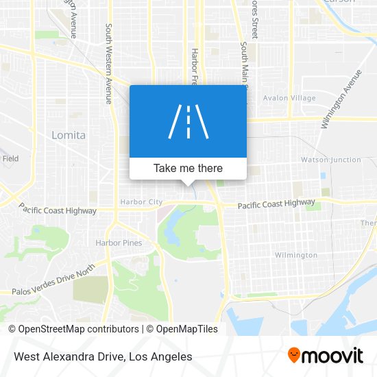 West Alexandra Drive map