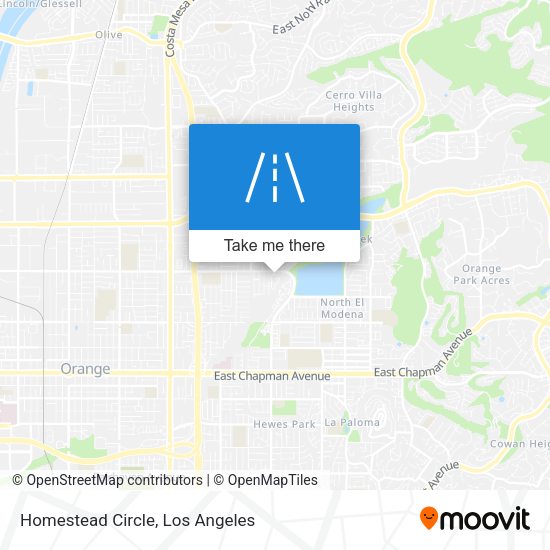 Mapa de Homestead Circle