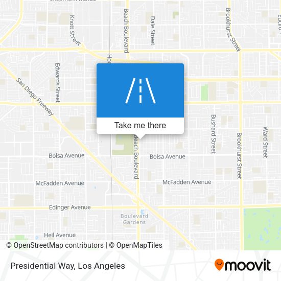 Mapa de Presidential Way