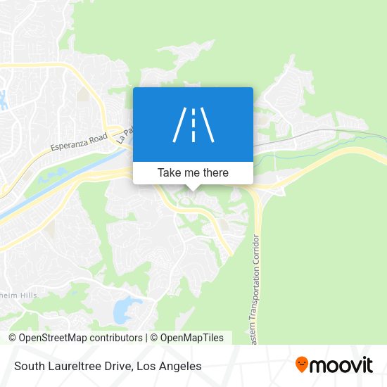 South Laureltree Drive map