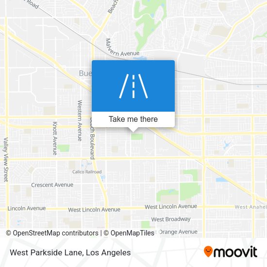 West Parkside Lane map