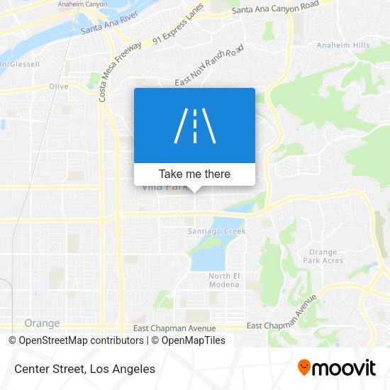 Mapa de Center Street
