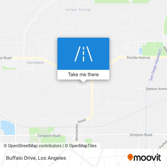 Buffalo Drive map