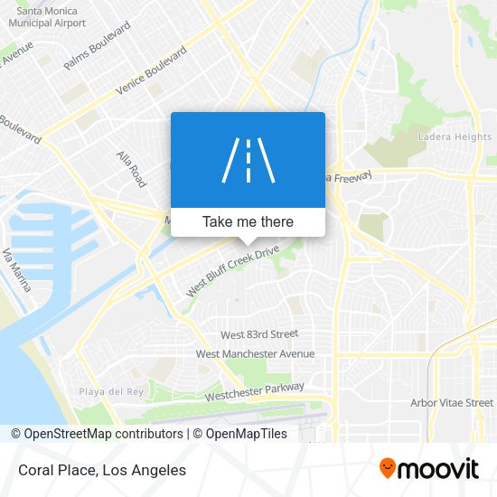 Coral Place map