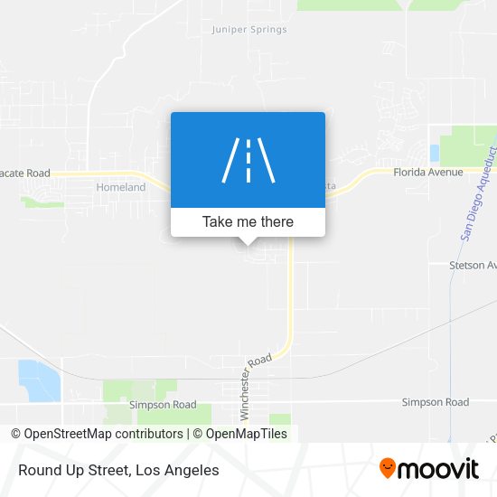 Mapa de Round Up Street