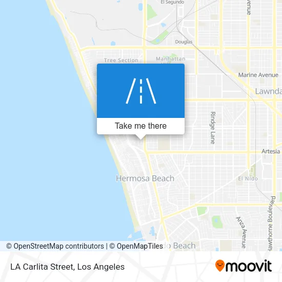 LA Carlita Street map