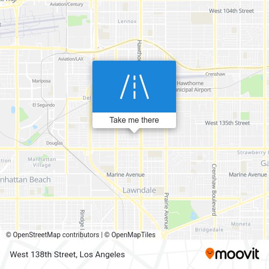 Mapa de West 138th Street