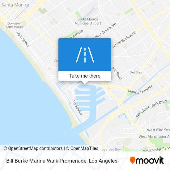 Mapa de Bill Burke Marina Walk Promenade
