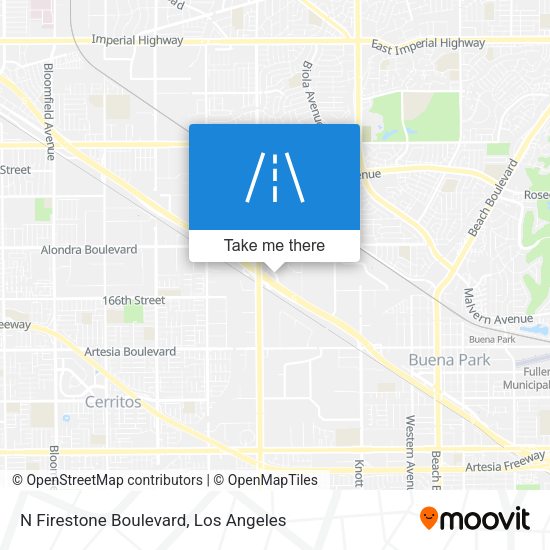 N Firestone Boulevard map