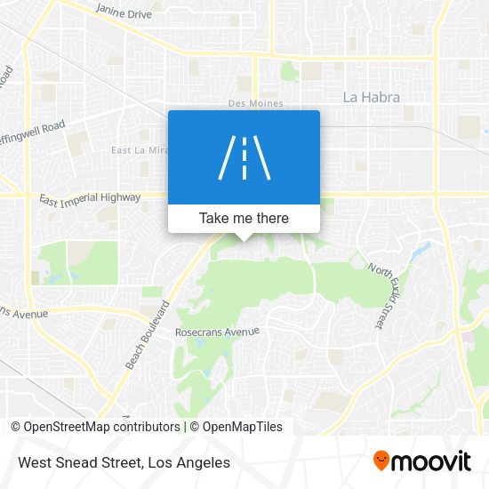 Mapa de West Snead Street