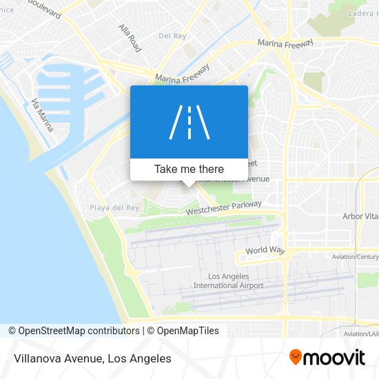 Mapa de Villanova Avenue