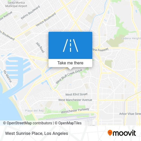 West Sunrise Place map