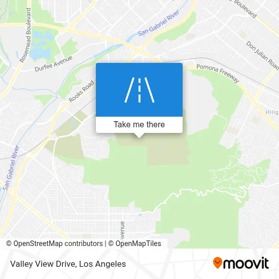 Valley View Drive map