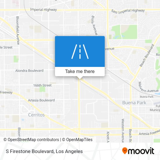 Mapa de S Firestone Boulevard