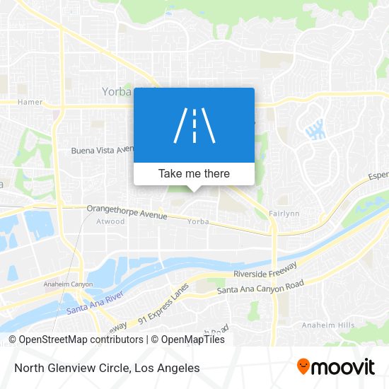 North Glenview Circle map