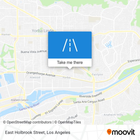 Mapa de East Holbrook Street