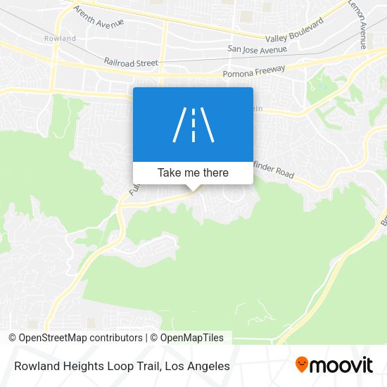 Mapa de Rowland Heights Loop Trail