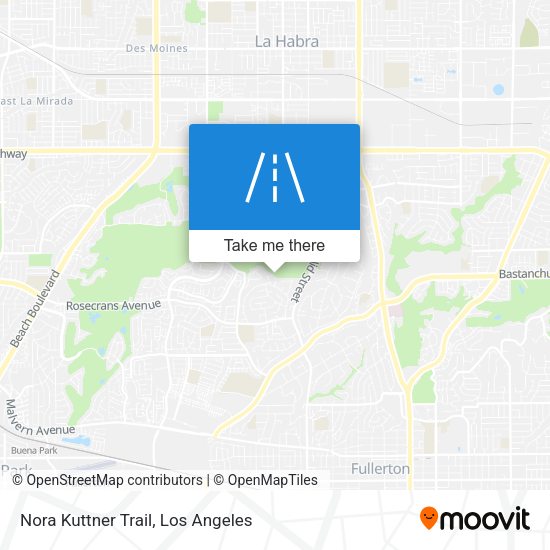 Mapa de Nora Kuttner Trail