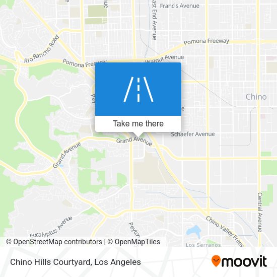 Chino Hills Courtyard map