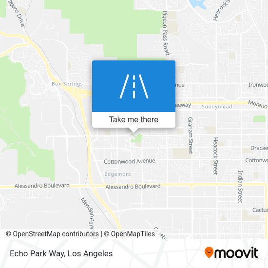 Echo Park Way map