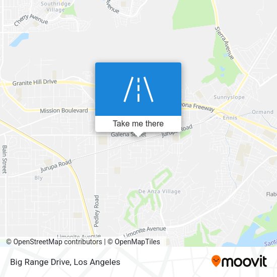 Mapa de Big Range Drive