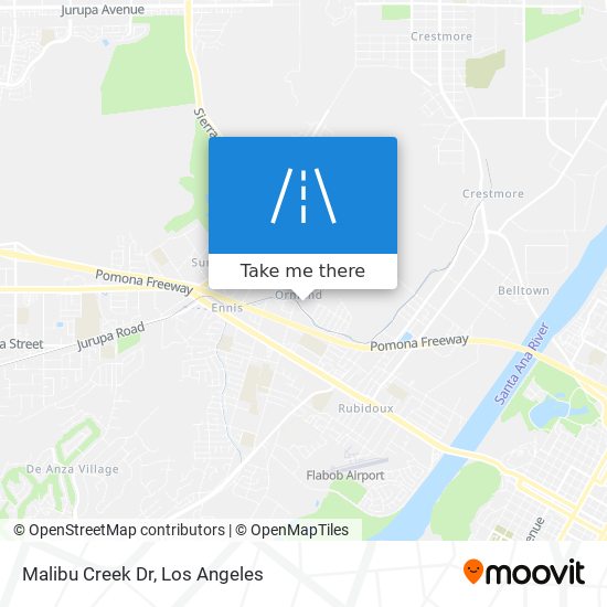 Mapa de Malibu Creek Dr