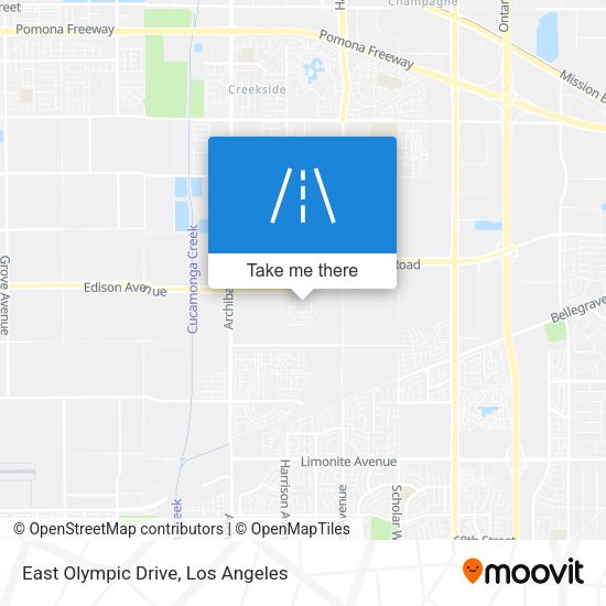 East Olympic Drive map