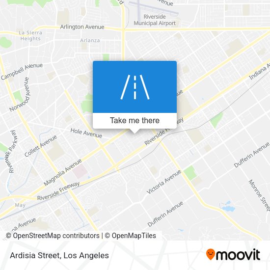 Ardisia Street map