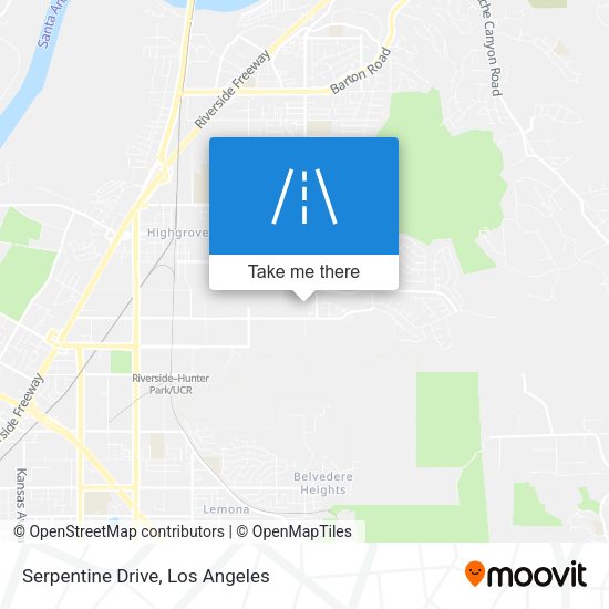 Serpentine Drive map