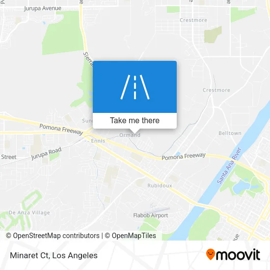 Minaret Ct map