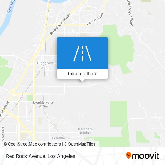 Mapa de Red Rock Avenue