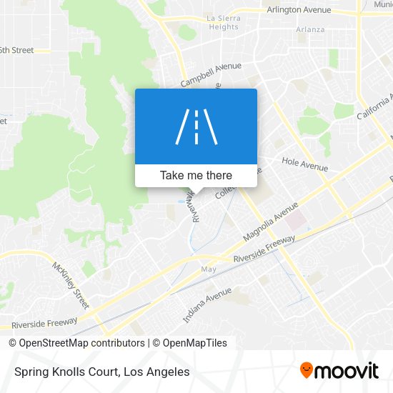 Spring Knolls Court map