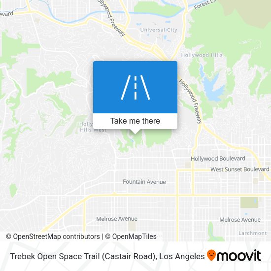 Mapa de Trebek Open Space Trail (Castair Road)